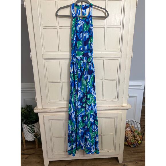 NWT Abel The Label Anthropologie size small open back maxi dress - Picture 2 of 6